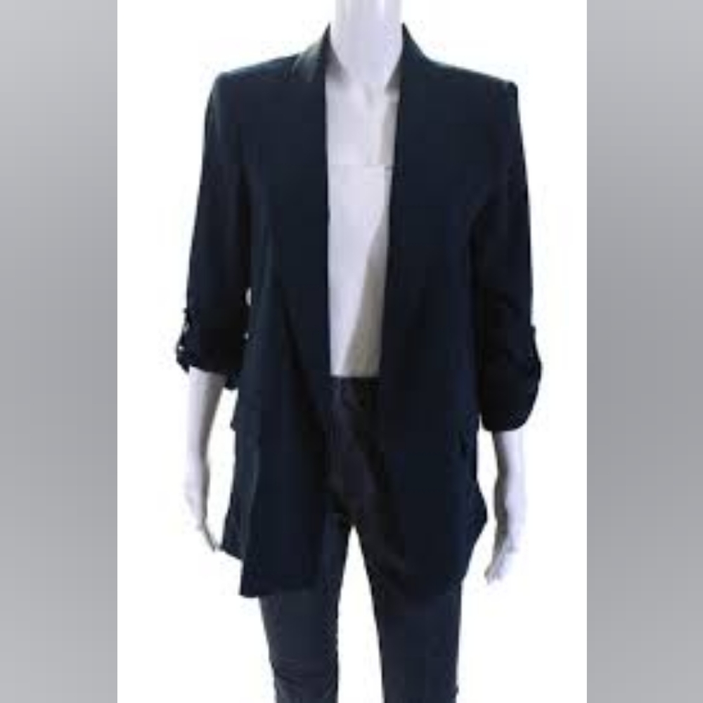 NWOT Zara Oversized Navy Blazer size Small